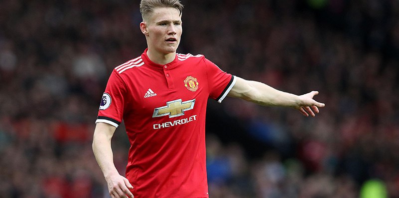 Scott McTominay khi còn ở MU