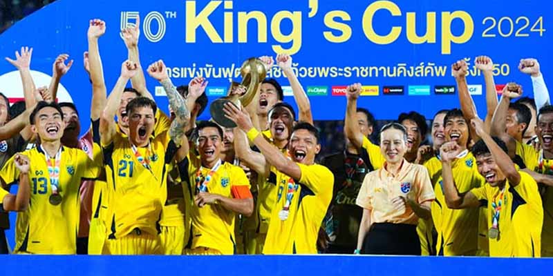 Chức vô địch King's Cup 2024 giúp Thái Lan nhận vô số tin vui